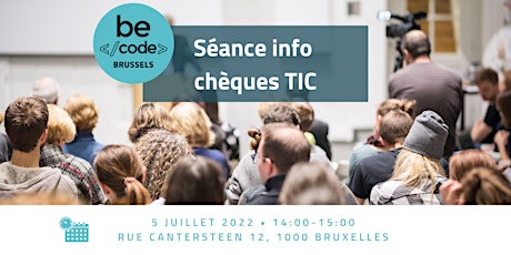 BeCode Bruxelles - Séance Info - Chèques Tic tickets