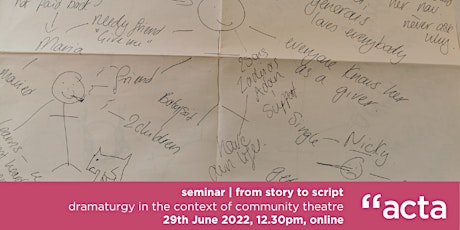 Seminar | from story to script tickets
