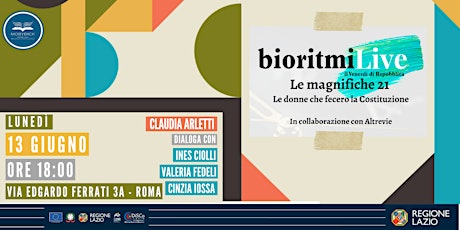 “Bioritmi Live”, con Claudia Arletti.
