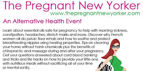 Pregnant and New Mom Event- The Pregnant New Yorker May 4th  primary image