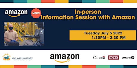 In-person Information Session with Amazon tickets