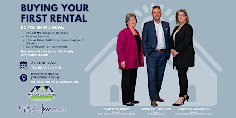 Image principale de Buy Your First Rental with My Mortgage Master & Family Realty Group