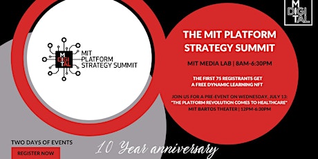 MIT Platform Strategy Summit 2022 tickets