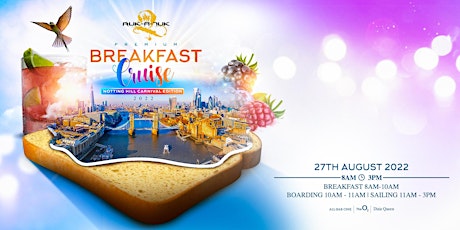 Imagen principal de The Notting Hill Carnival Premium Breakfast Cruise 2022