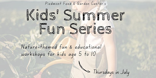 Kids' Summer Fun Series - Flowers! primary image