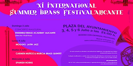 XI Edición Summer Brass Festival Alicante. SPANISH HORNS
