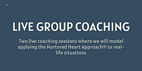 Live Group Coaching tickets