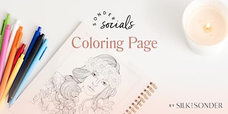 Sonder Social: Coloring Page biglietti