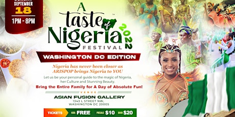 A Taste of Nigeria - Washington DC tickets