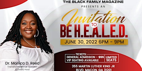 An Invitation to Be H.E.A.L.E.D. (A Black Family Forum) tickets
