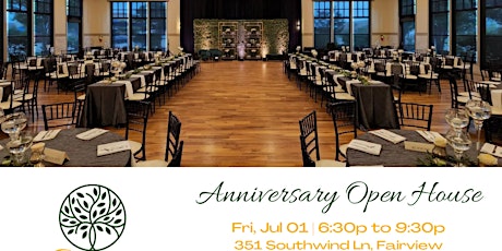 Anniversary Open House tickets