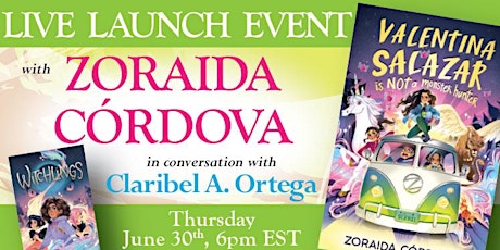 Book Launch | Valentina Salazar is Not a Monster Hunter by Zoraida Cordova tickets
