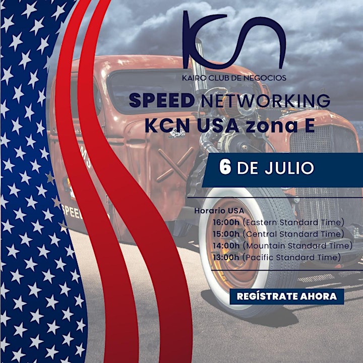 Imagen de KCN Speed Networking Online USA - 6 de julio