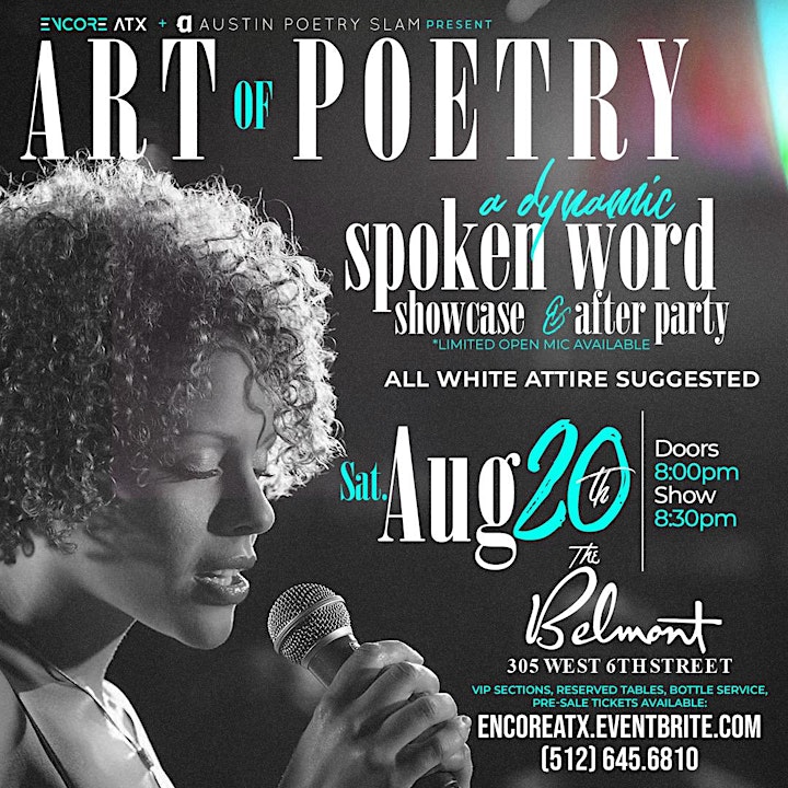 Art of Poetry | Spoken Word, Music, and After-Party 8.20 image