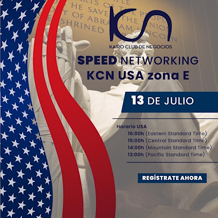 Imagen de KCN Speed Networking Online USA - 13 de julio