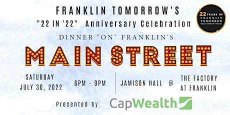 Franklin Tomorrow "22 in '22" anniversary celebration