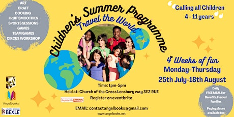 Children's Summer Programme - 'Travel the World' tickets