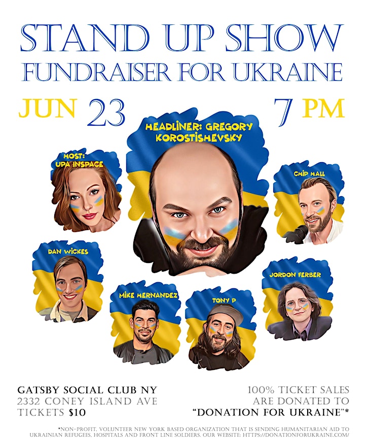 Stand Up Show | Fundraiser for Ukraine image