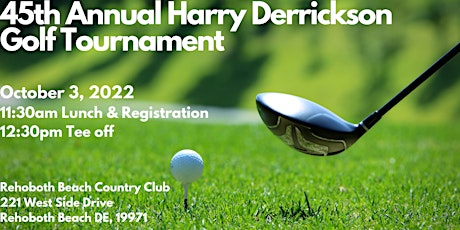 45th Annual Harry Derrickson Golf Tournament primary image