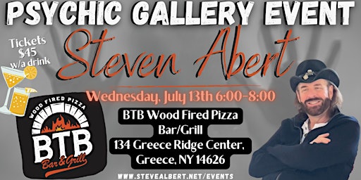 Psychic Gallery Event with Steven Albert-BTB Wood Fire Pizza Grill