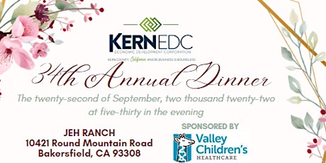 Kern EDC 34th Annual Dinner-MEMBERS ONLY