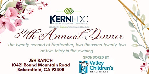 Kern EDC 34th Annual Dinner-MEMBERS ONLY