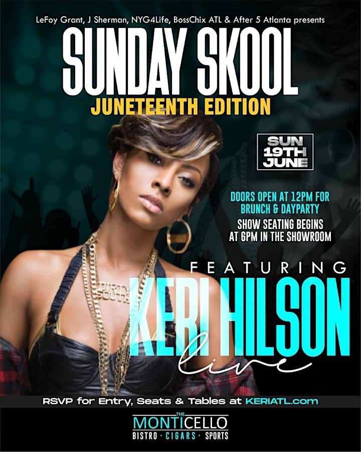 Grammy Nominated Keri Hilson Performing Live @ Monticello Sunday, June 19th image