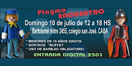 Encuentro Coleccionistas de Playmobil Argentina (CPA) entradas