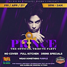 Prince: The OFFICIAL Tribute Party - Hosted by DJ BIG RA | No Cover | Drinks Specials primary image