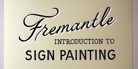 Intro to Sign Painting tickets