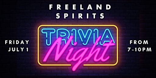 First Fridays at Freeland: Trivia Night!