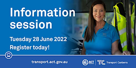 Transport Canberra Bus Driver Information Session - 28 June 2022 tickets