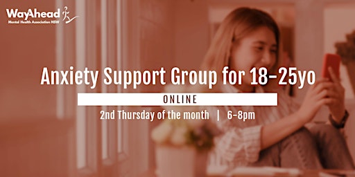Young People's 18 - 25y/o online anxiety support group