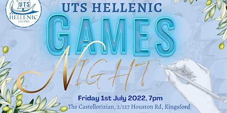 UTS Hellenic Games Night tickets