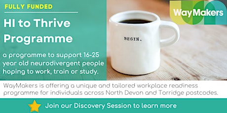 Free Discovery Session - HI to Thrive Programme tickets