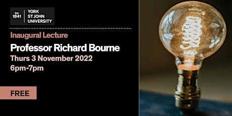 Inaugural Lecture - Professor Richard Bourne