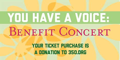 YOU HAVE A VOICE: Donation to 350.ORG  primary image
