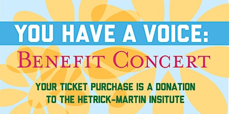 YOU HAVE A VOICE: Donation to the HETRICK-MARTIN INSTITUTE  primary image