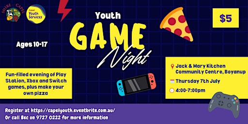 INZONE- Boyanup Youth Gaming Night