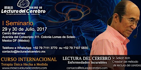 Imagem principal do evento CURSO LECTURA DEL CEREBRO MÓDULO I EN MÉXICO