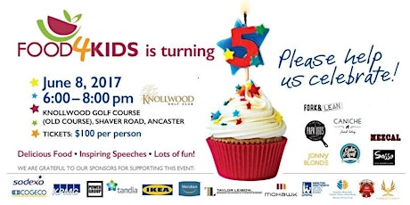Knollwood Golf Course presents: Food4Kids 5th Birthday! primary image