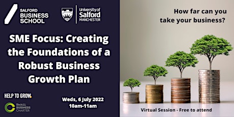 SME Focus: Creating the Foundations of a Robust Business Growth Plan tickets