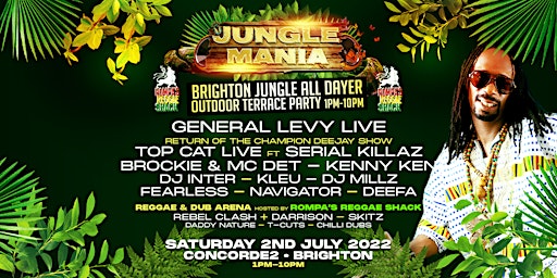 Jungle Mania Brighton All Dayer - Outdoor Terrace Party