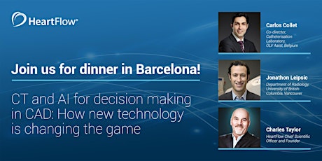 HeartFlow dinner event in Barcelona: CT and AI for decision making in CAD. primary image