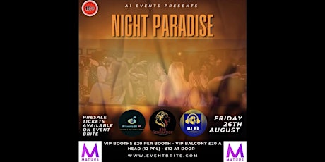 Night Paradise tickets