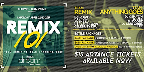 Remix 101 | Team Remix vs. Team Anything Goes primary image