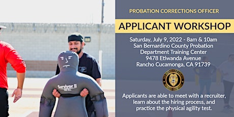 Probation Corrections Officer / Trainee Applicant Workshop tickets