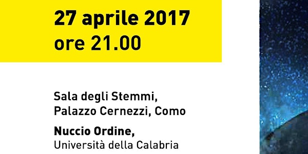 L’elogio dell’Inutile - con Nuccio Ordine