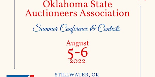 2022  Oklahoma State Auctioneers Summer Conference