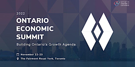 Ontario Economic Summit 2022 tickets
